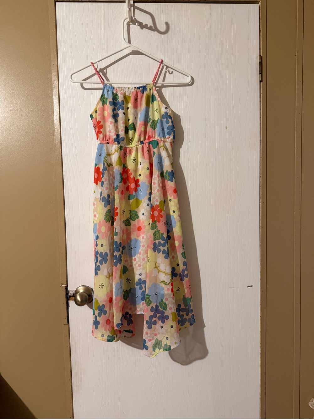 Girls Floral Garden Print Sundress - Pink Multi